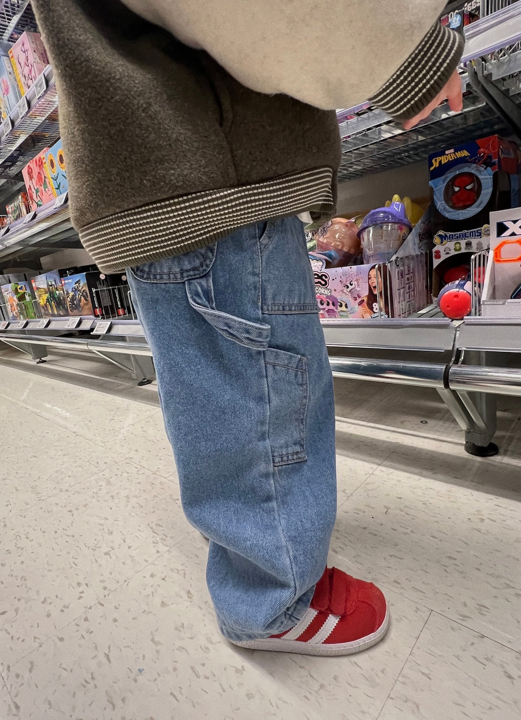 Denim skater jeans