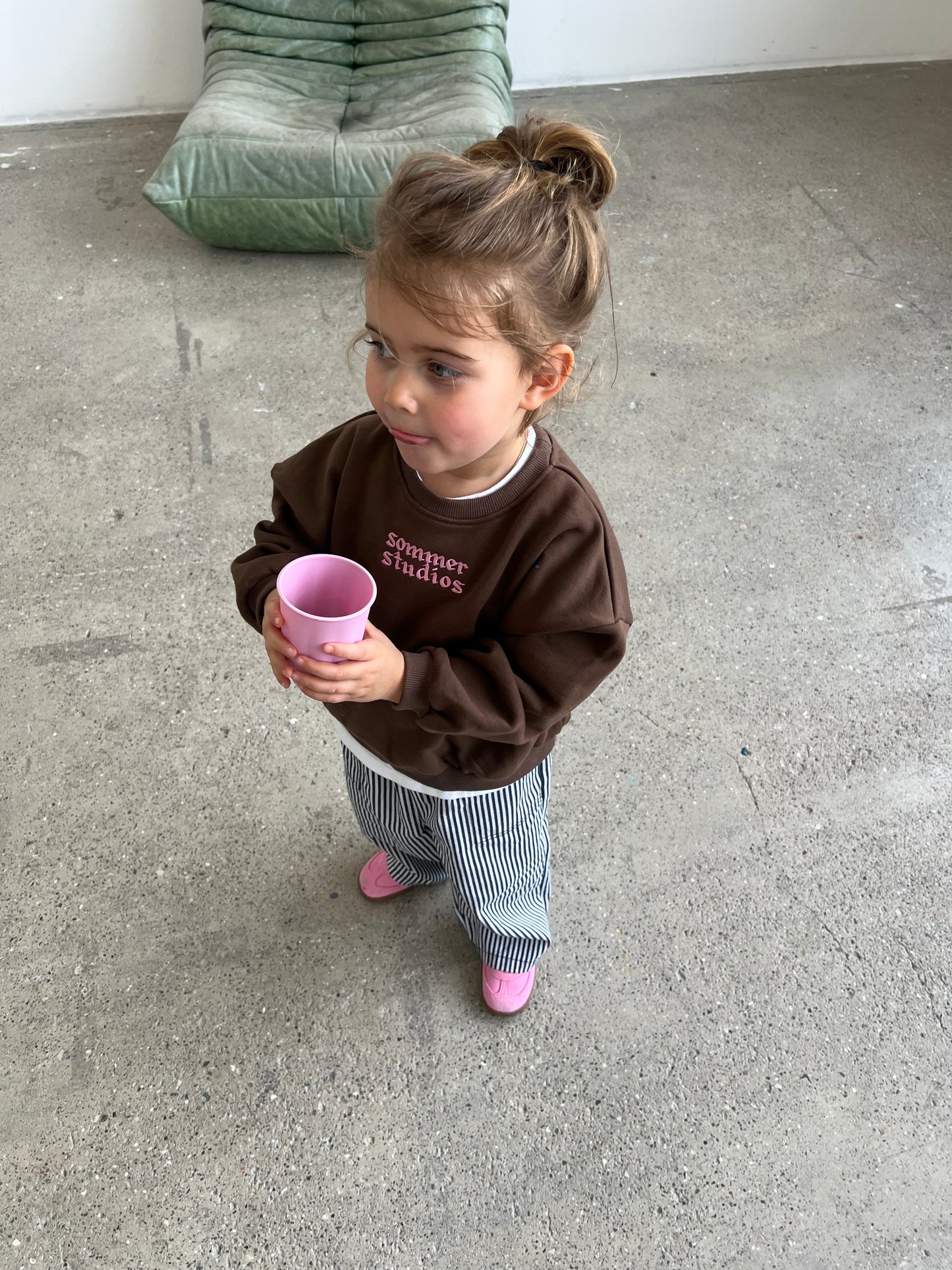 Pink Logo Crewneck